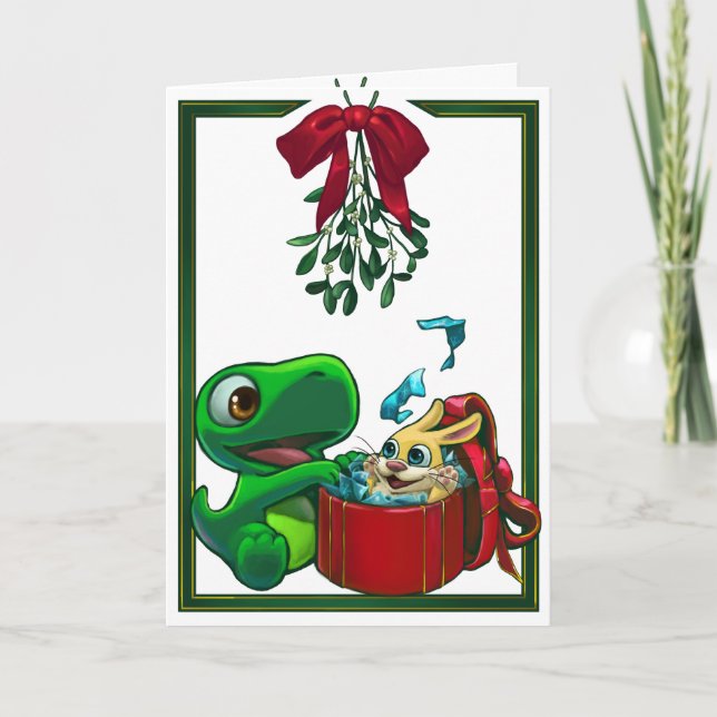 Cartão Dinnersaurus Greeting Card: Sweetie and Bunno (Frente)