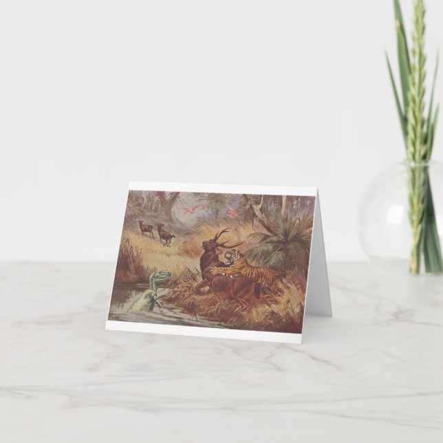 Cartão Dino hunt - (Frente)