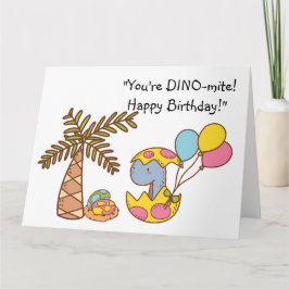 Cartão DINO-mite Aniversário
