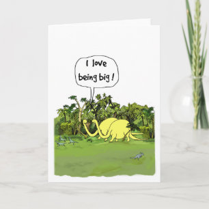 Cartão Dinosaur Birthday Card