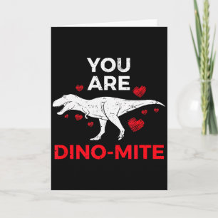 Cartão Dinosaur Valentines T Rex Presente Meninos Meninas