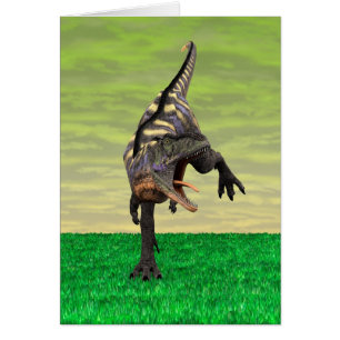 Cartão Dinossaur Aucasaurus