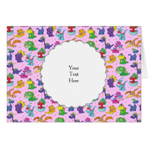 Cartão Dinossaur Cuteness Kawaii Extravaganza