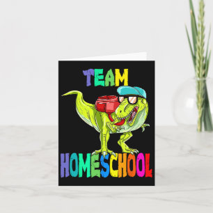 Cartão Dinossauro Da Equipe T Rex Byck Para A Escola