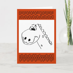 Cartão Dinossauro de Aniversário (me Colore)