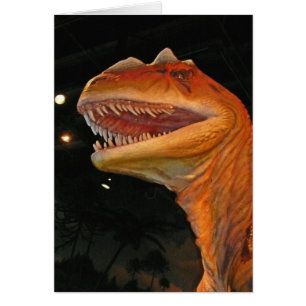 Cartão Dinossauro Pré-Histórico