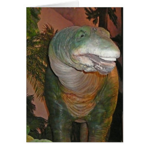 Cartão Dinossauro Pré-Histórico