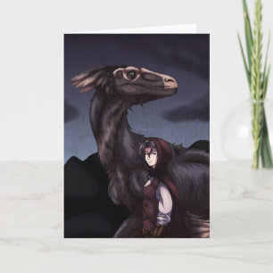 Cartão Dinossauro Rainha