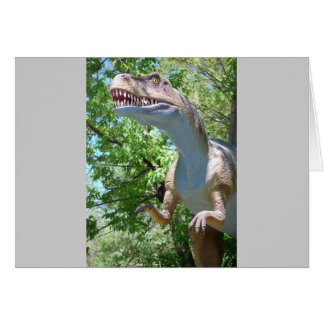 Cartão Dinossauro T-Rex