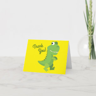 Cartão Dinossauro T-rex Crianças primeiro aniversario Di