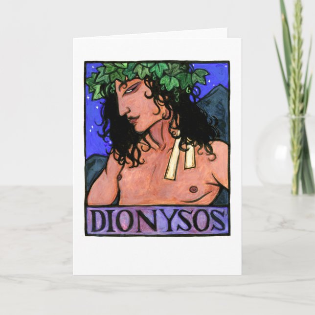 Cartão Dionysos Greeting Card (Frente)