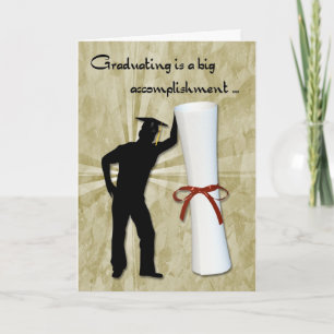 Cartão Diploma formando Masculino