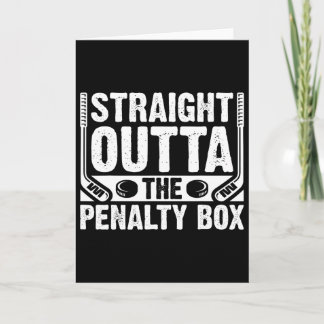 Cartão Direto da Caixa de Penalidade Funny Pl de Hóquei n