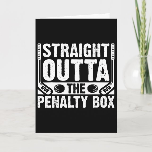 Cartão Direto da Caixa de Penalidade Funny Pl de Hóquei n (Frente)