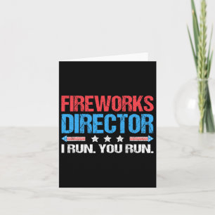Cartão Diretor De Fogos De Artifício - Eu Lhe Faço O Engr