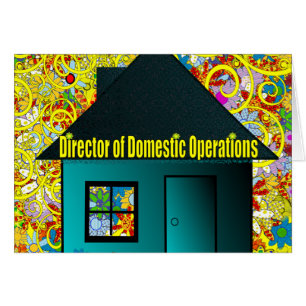 Cartão Diretor de Operações Domésticas