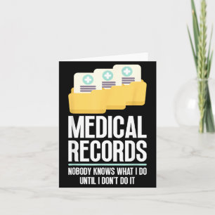 Cartão Diretor de Registros Médicos Registros Médicos Eng