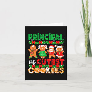 Cartão Diretor Dos Cookies Cutest Gingerbreads De Natal