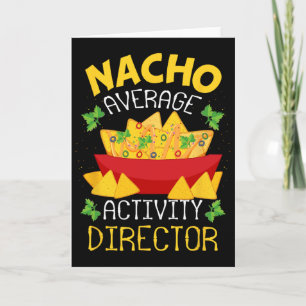 Cartão Diretor Nacho Atividade Média do Diretor Cinco De