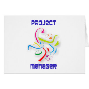 Cartão Dirigente de projecto project manager