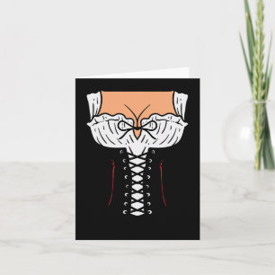 Cartão Dirndl Dress Costume Fale Fácil Halloween Okaba