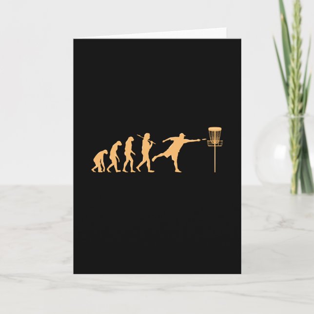 Cartão Disc Golf Evolution (Frente)