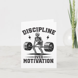 Cartão Disciplina Sobre Motivação Treinamento Motivaciona