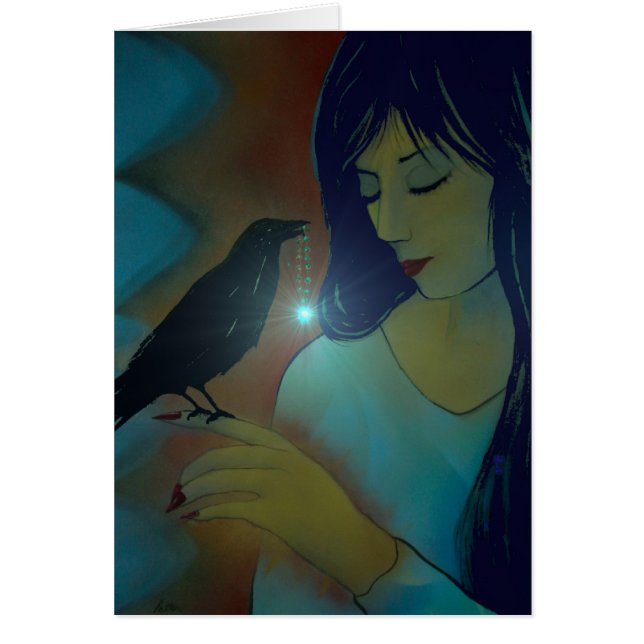 Cartão Discípulo dos corvos (Frente)