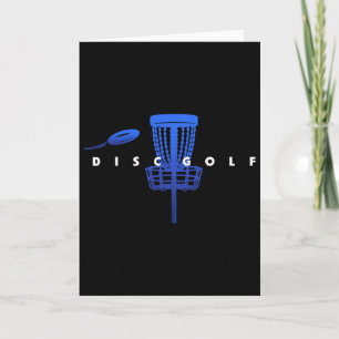 Cartão Disco de Golfe Estilizado Legal Com Sket E Disco -