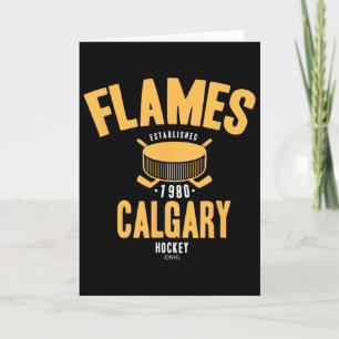 Cartão Disco de hóquei Calgary Flames Licenciado Oficialm