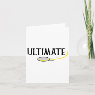 Cartão Disco Golf Ultimate Frisbee Frolf Esportes Homens