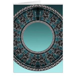 Cartão Disco Grego Retroativo