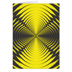 Cartão Disco hipnótico