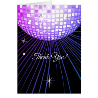 Cartão disco, obrigado, Tamanho: Padrão (5" x 7")