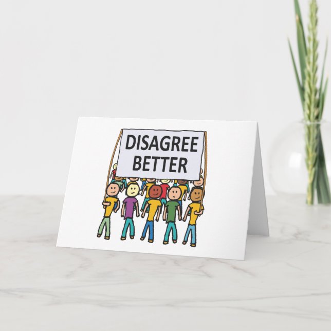 Cartão Discordo melhor (Frente)
