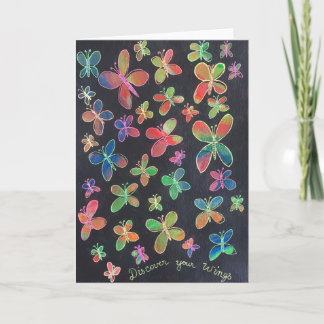 Cartão "Discover Your Wings" Greeting Card