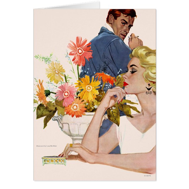 Cartão Discussão do aniversário (Frente)