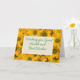 Cartão Disias Amarelas ficam bem