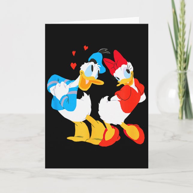 Cartão Disney Donald And Daisy Sweethearts Valentine’s Da (Frente)