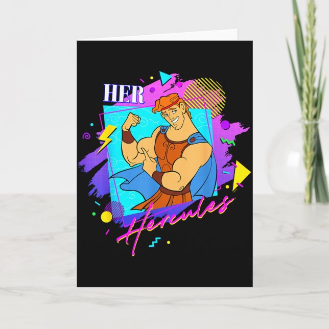 Cartão Disney Hercules Valentine’s Couples Matching Her H (Frente)