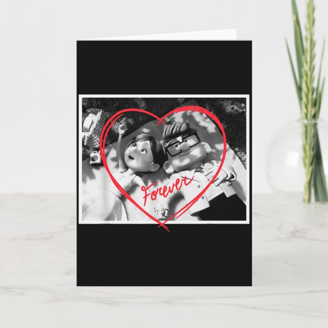 Cartão Disney Pixar Up Carl And Ellie Forever Heart  (Frente)