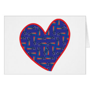 Cartão Disparo-Estrela-Coração