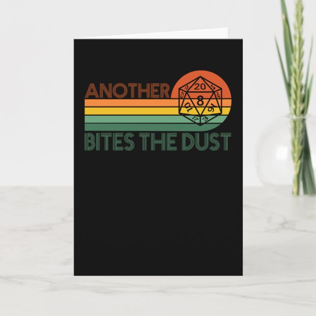 Cartão Dispositivo RPG D20 retroativo (Frente)