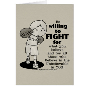 Cartão Disposto a Lutar