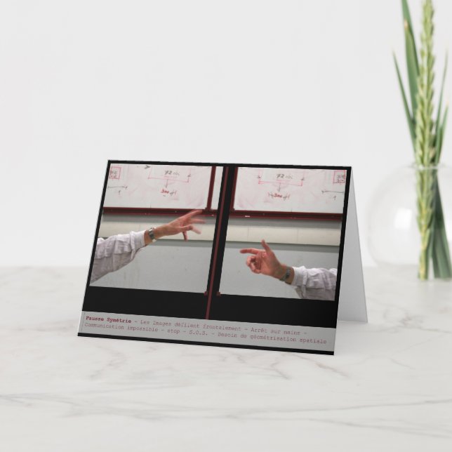 Cartão Distort Symmetry Fausse Symetrie (Frente)