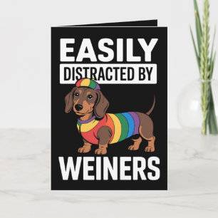 Cartão Distribuído Facilmente Por Weiners LGBTQ Gay Arco-