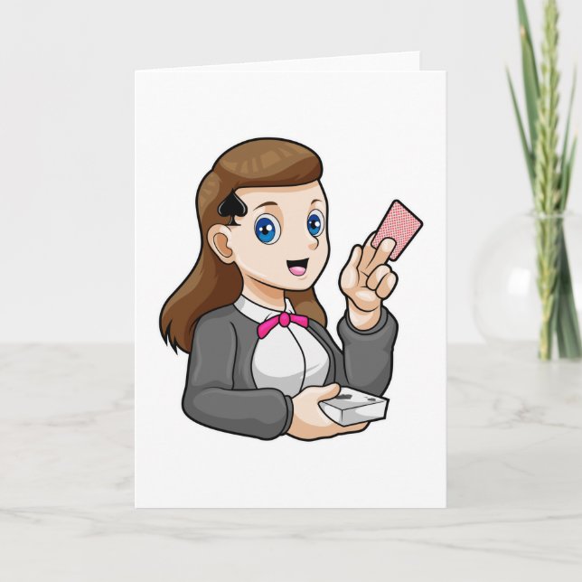 Cartão Distribuidor de pôquer (Frente)