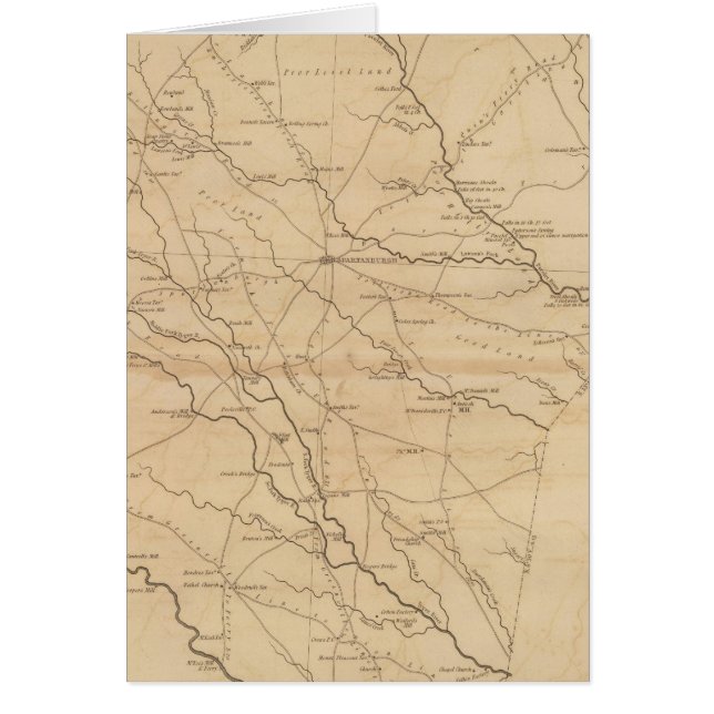 Cartão Distrito de Spartanburgh, Carolina do Sul (Frente)