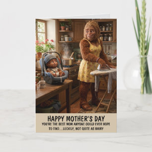 Cartão Dito Divertido Dia das Mães