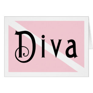 Cartão Diva do MERGULHADOR
